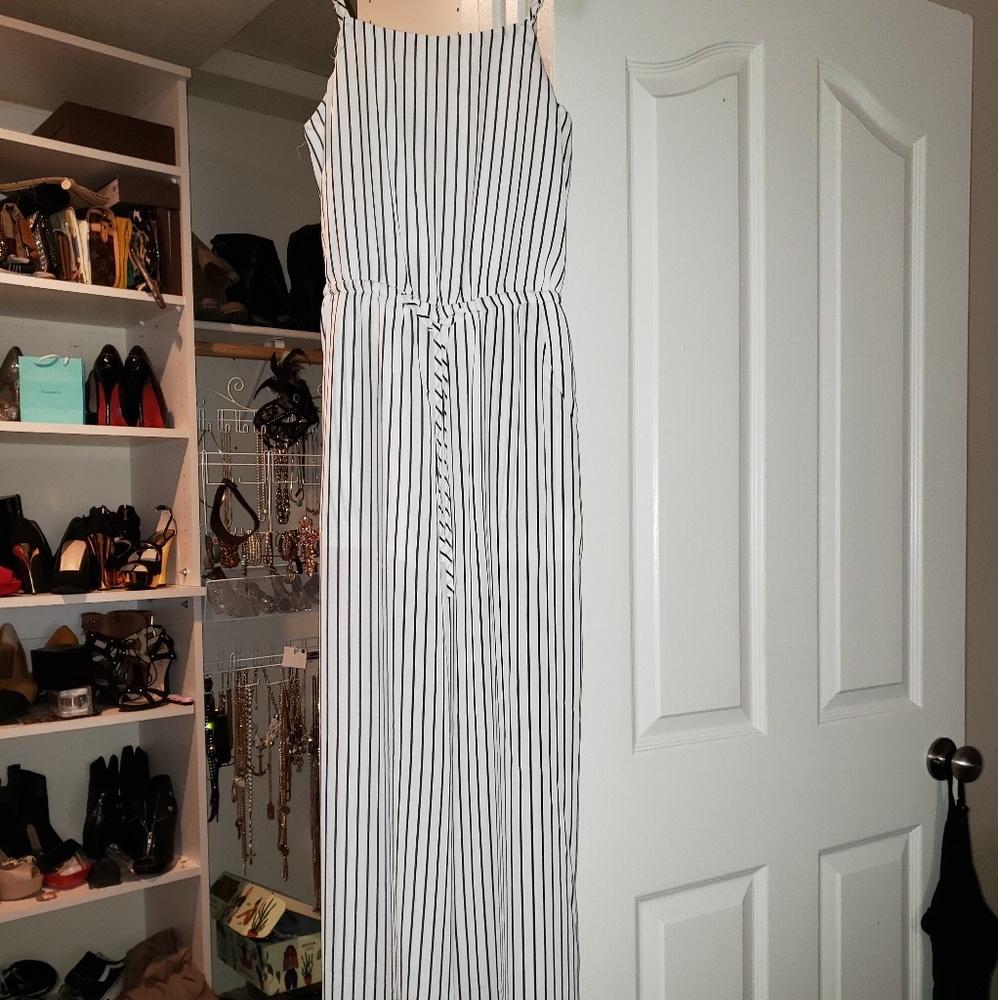 Striped jumpsuit
